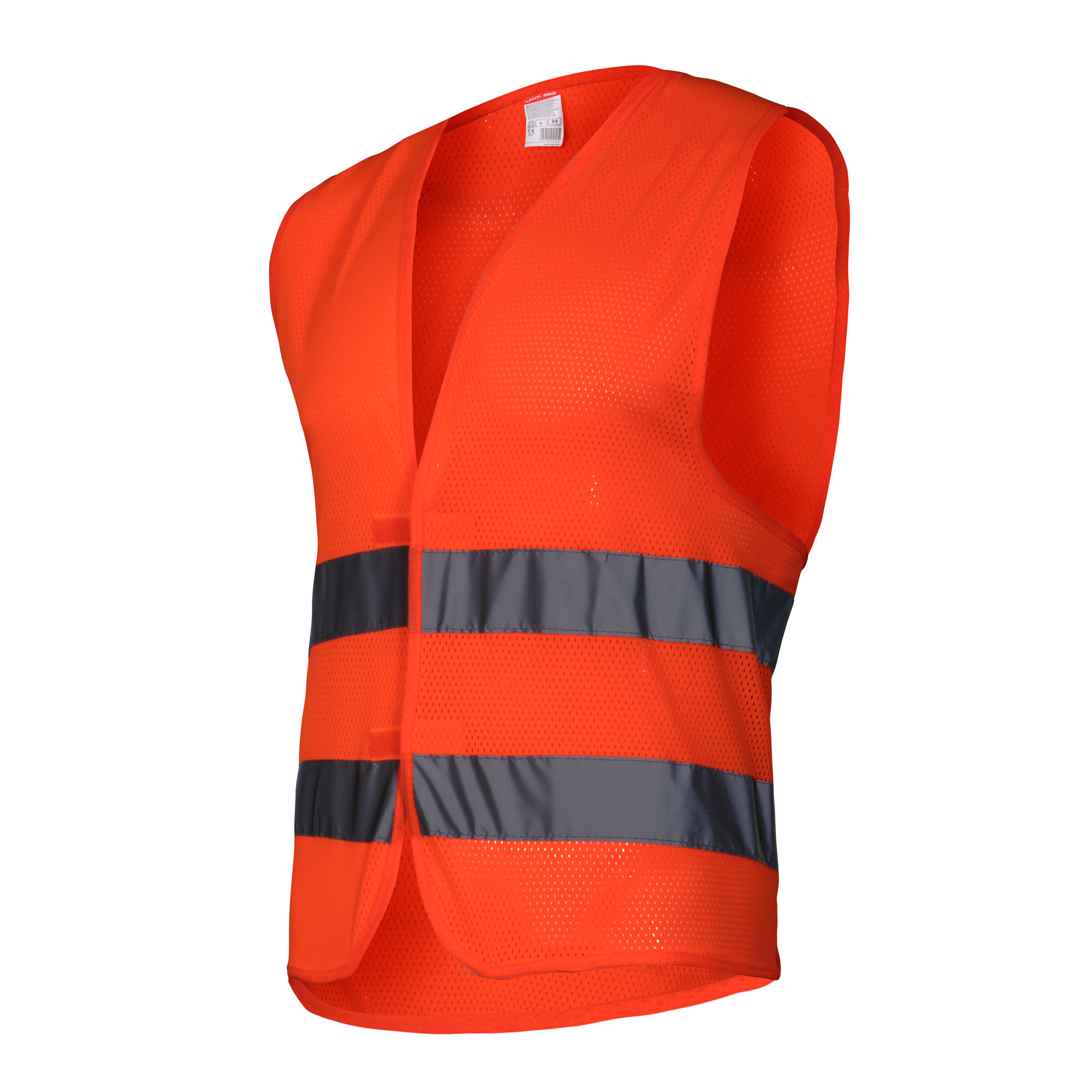 L4130605--Kamizelka siatkowa z pasami odbl. pomar., "2xl", lahti