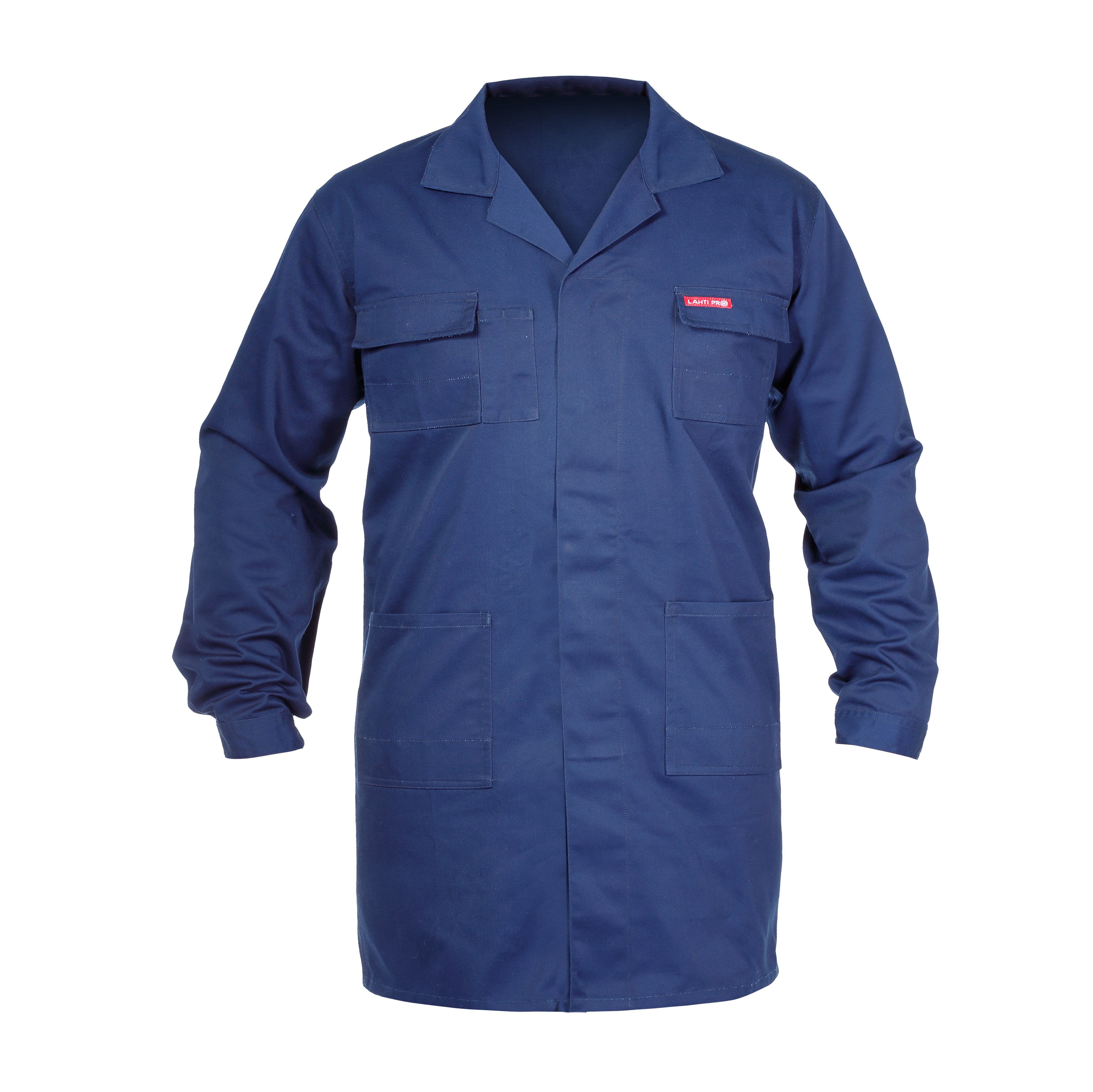 L4160103--Fartuch granatowy, 260g/m2, "l", ce, lahti