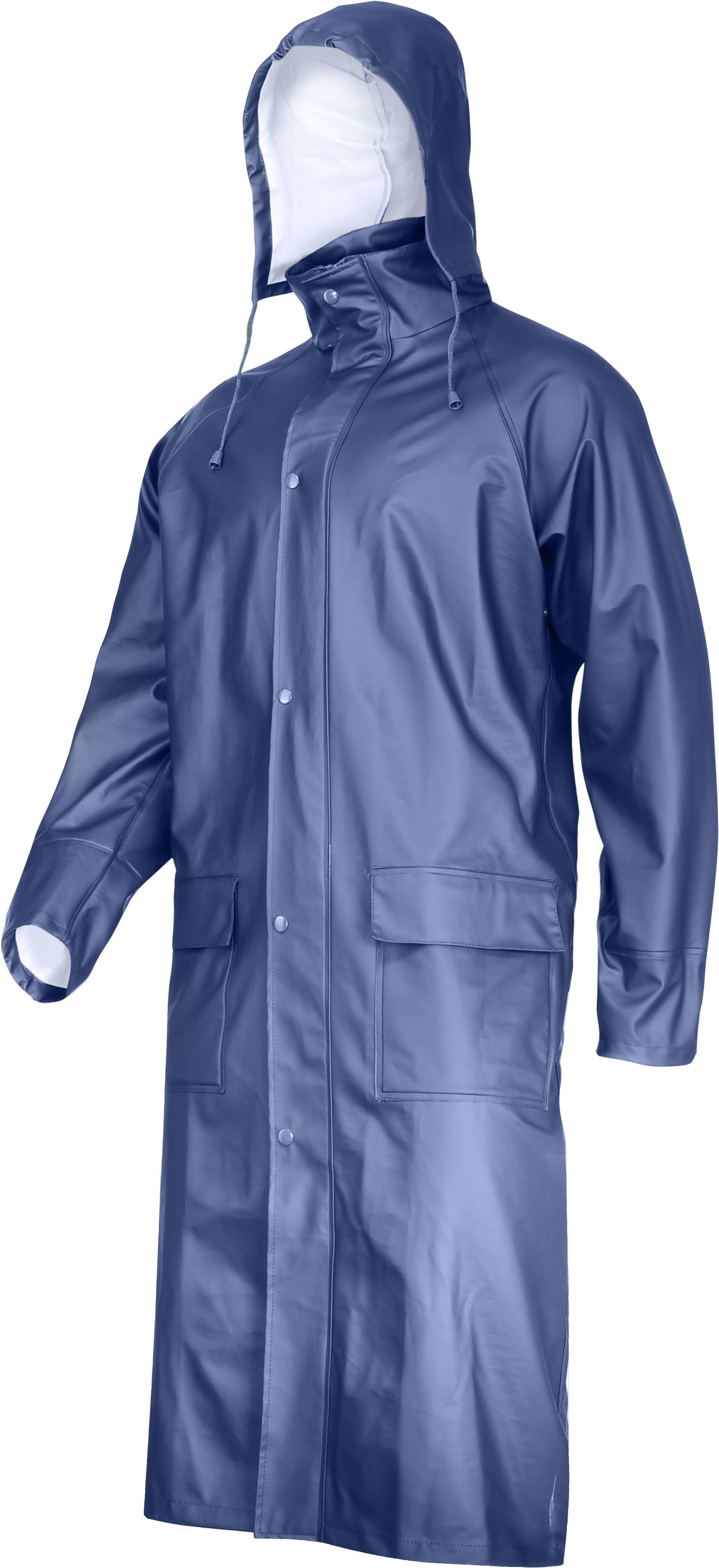 L4170506--Płaszcz przeciwdeszczowy pu, granatowy, "3xl", ce, lahti