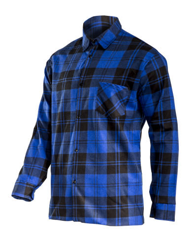 L4180802--Koszula flanelowa granatowa, 170g/m2, "m", ce, lahti
