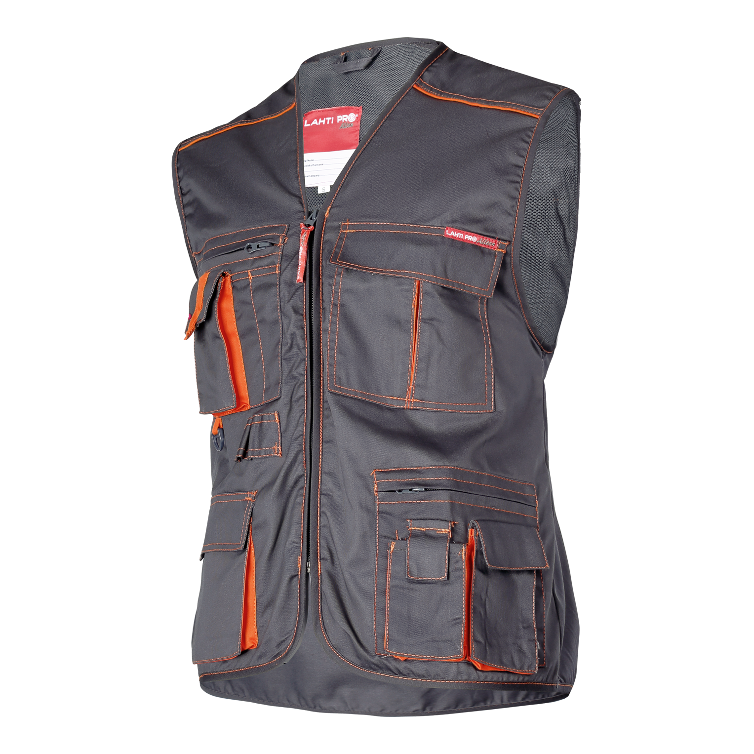 LPAK12XL--LPAK12XL Allton Kamizelka ochronna XXL, LahtiProSpecyfikacja:Wykonane z mocnego materiału o gramaturze 245g/m2Kombinacja 35% bawełny i 65% poliestru zapewnia wysoką przepuszczalność powietrza8 kieszeni w tym 2 zasuwane na suwakKieszeń na telefon kom&