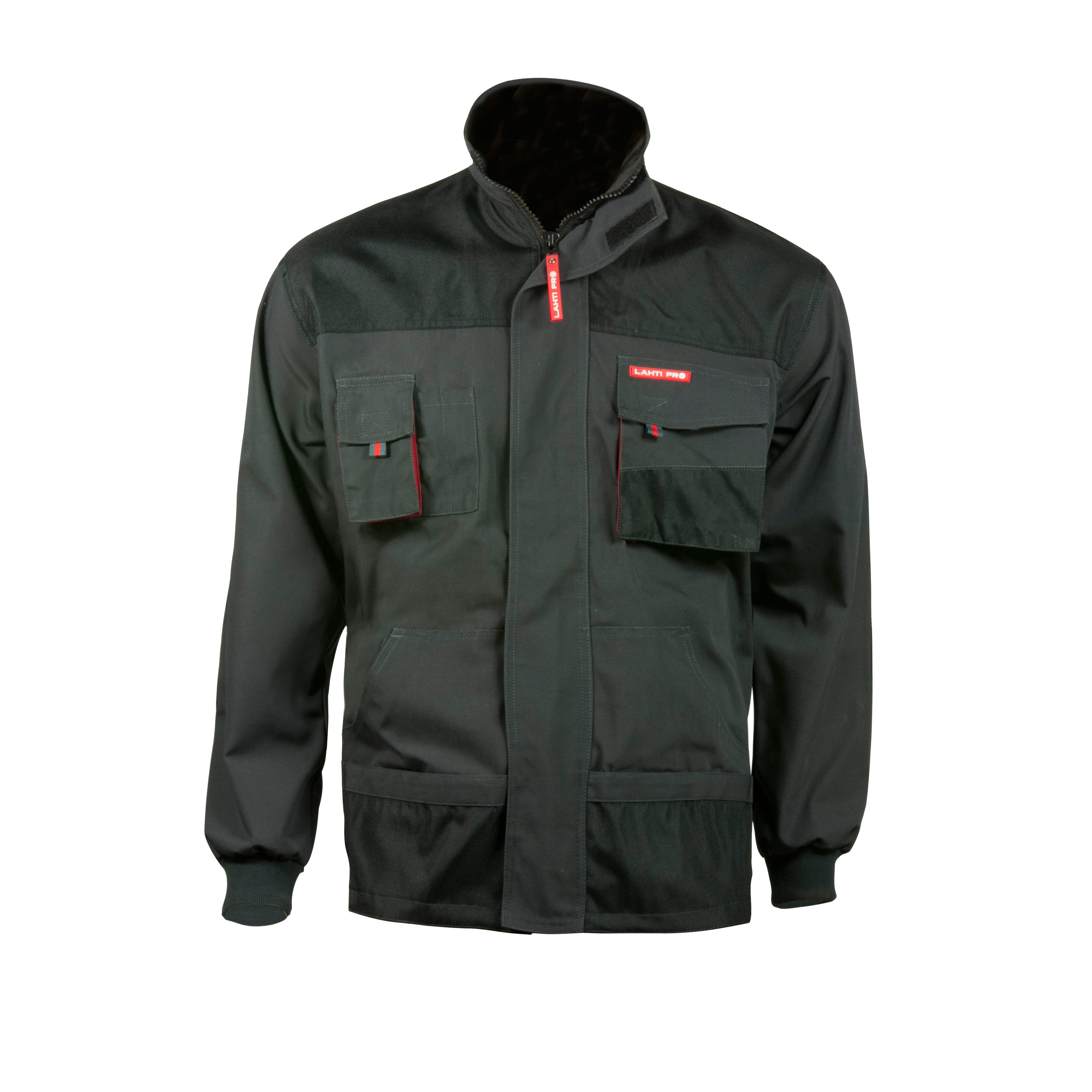 LPBR0156--LPBR0156 01 Bluza robocza męska W:182-188, C:116-124, W:96-102, XL (56)Specyfikacja:Kurtki wykonano z ultra mocnego materiału 270g/m2.Wszywka identyfikacyjnaKurtka BHP posiada kieszeń na telefon GSM, oraz dwie kieszenie na długopisKieszenie wzmocnion