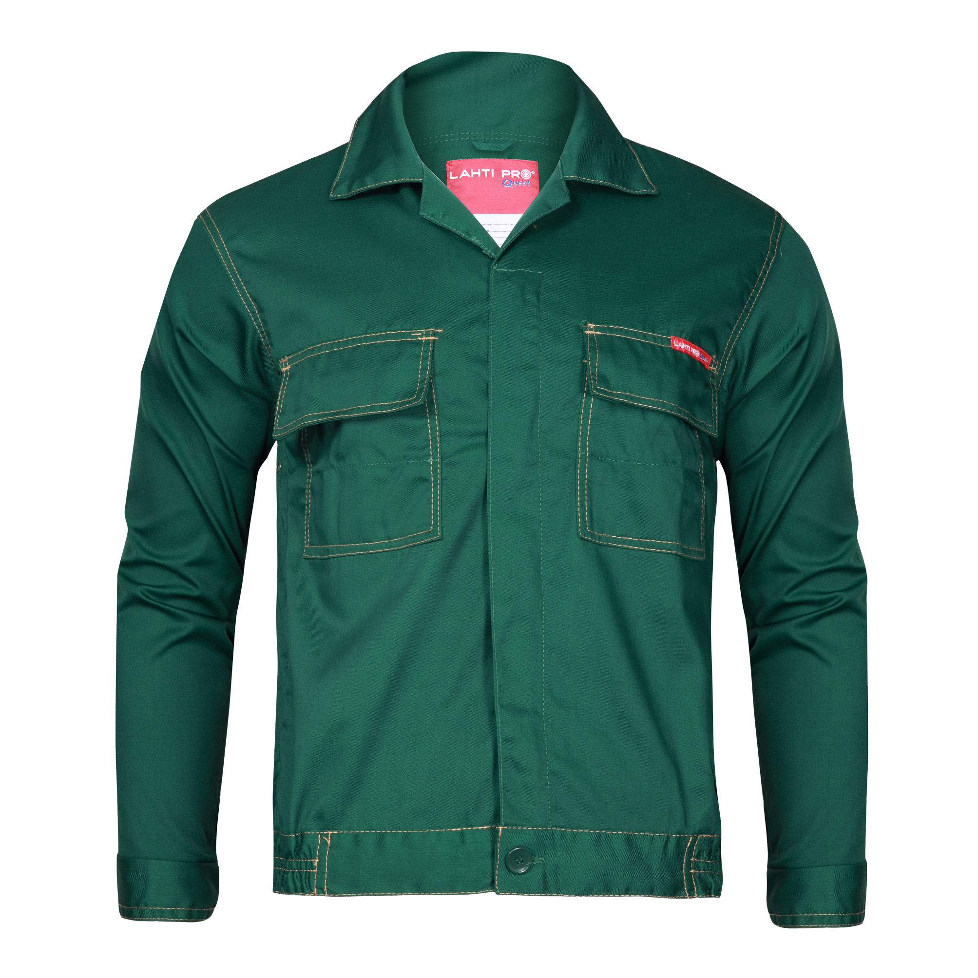 LPQA88XL--LPQA88XL Ubrania, bluza i ogrodniczki A H:188, C:108-112, W:98-102, XLSpecyfikacja:Odzież firmową wykonano z mocnego materiału o gramaturze 210g/m2.Bluza i ogrodniczki ochronne zawierają wszywkę identyfikacyjnąCiuchy robocze BHP z serii Lahti Pro Que