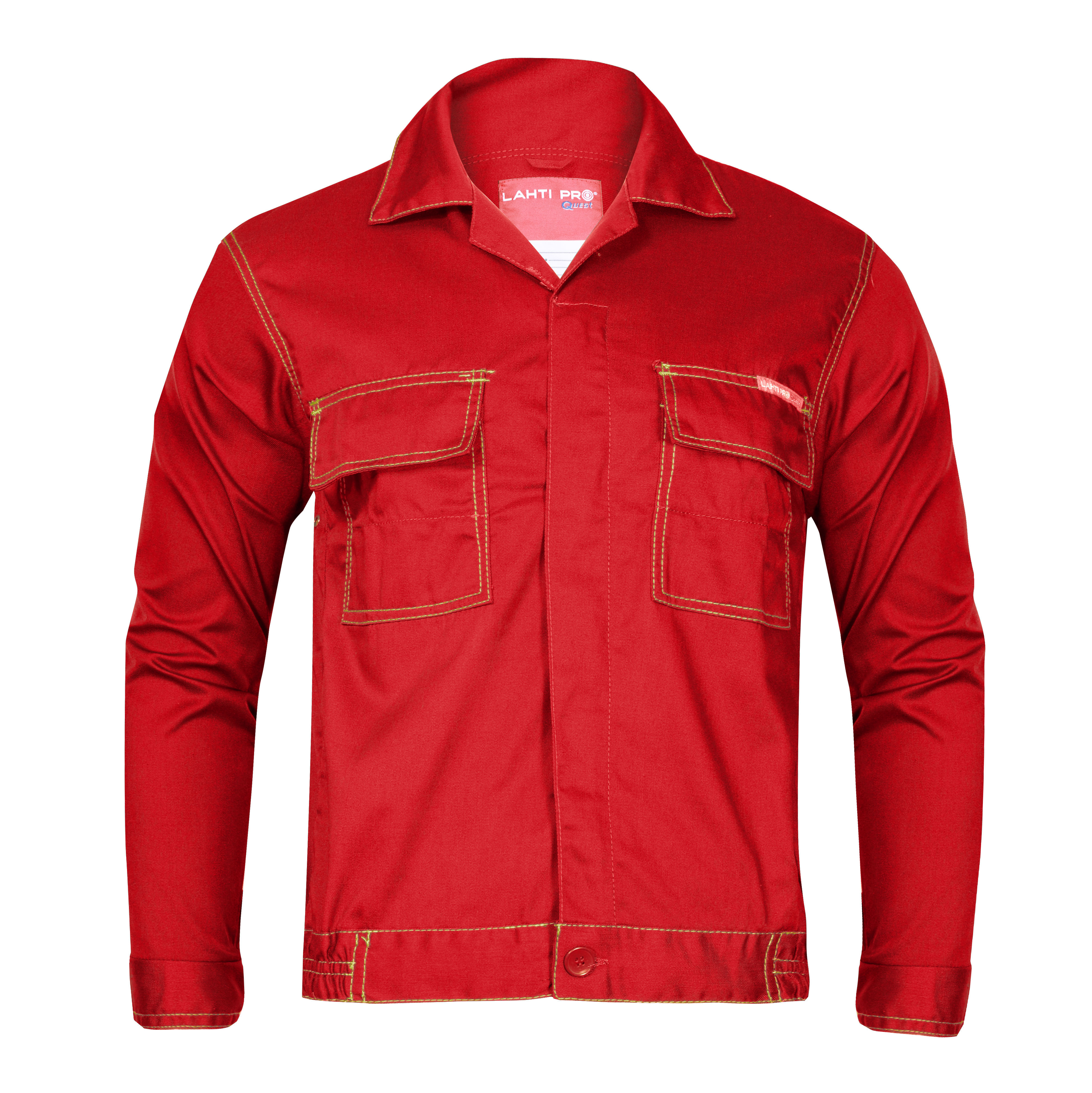 LPQE64S--LPQE64S Ubrania, bluza i ogrodniczki E H:164, C:84-88, W:72-76, S, LahtiProSpecyfikacja:Odzież firmową wykonano z mocnego materiału o gramaturze 210g/m2.Bluza i ogrodniczki ochronne zawierają wszywkę identyfikacyjnąCiuchy robocze BHP z serii Lahti Pr