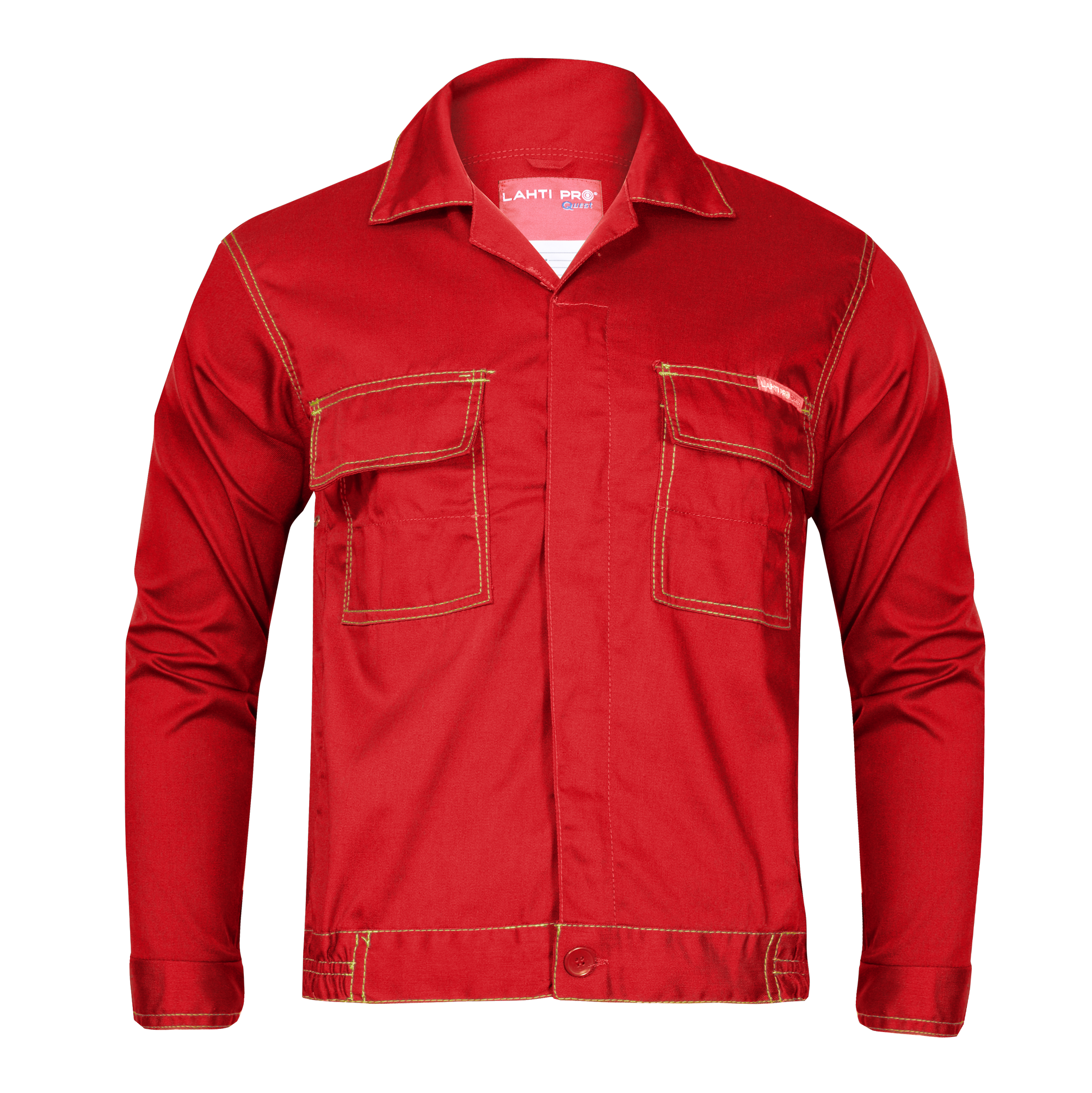 LPQE88L--LPQE88L Ubrania, bluza i ogrodniczki E H:188, C:100-104, W:90-94, L, LahtiProSpecyfikacja:Odzież firmową wykonano z mocnego materiału o gramaturze 210g/m2.Bluza i ogrodniczki ochronne zawierają wszywkę identyfikacyjnąCiuchy robocze BHP z serii Lahti 