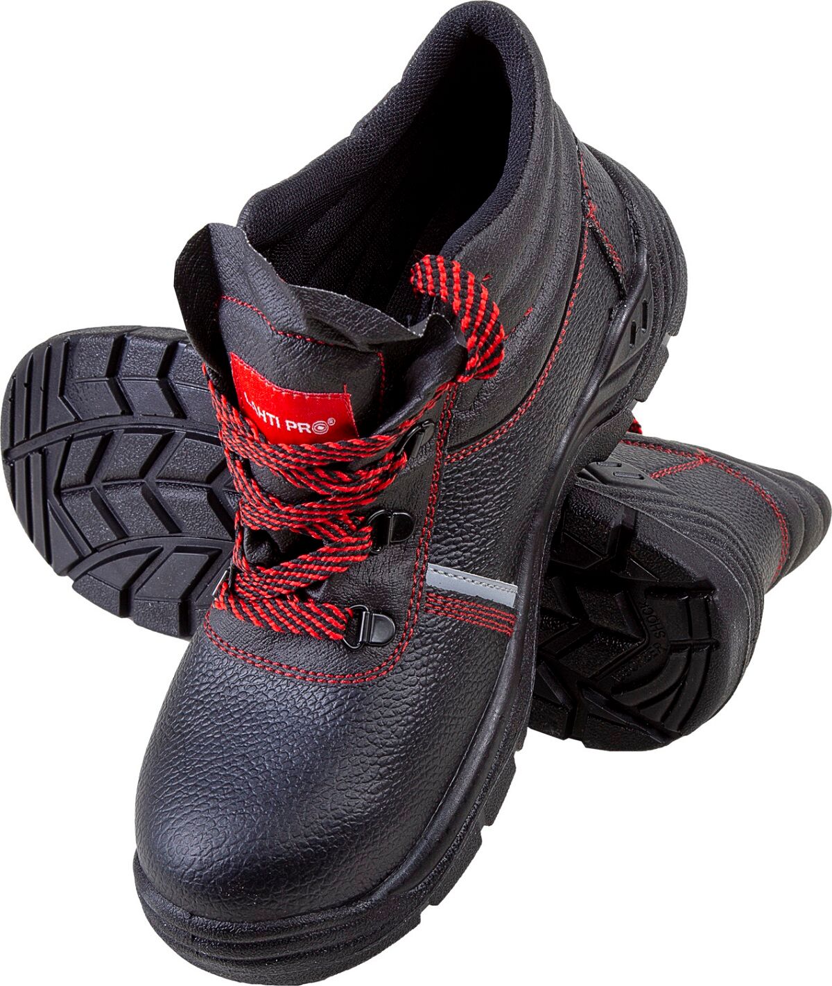 LPTOMC42--Trzewiki skórzane czarne, s1 src, "42", ce, lahti
