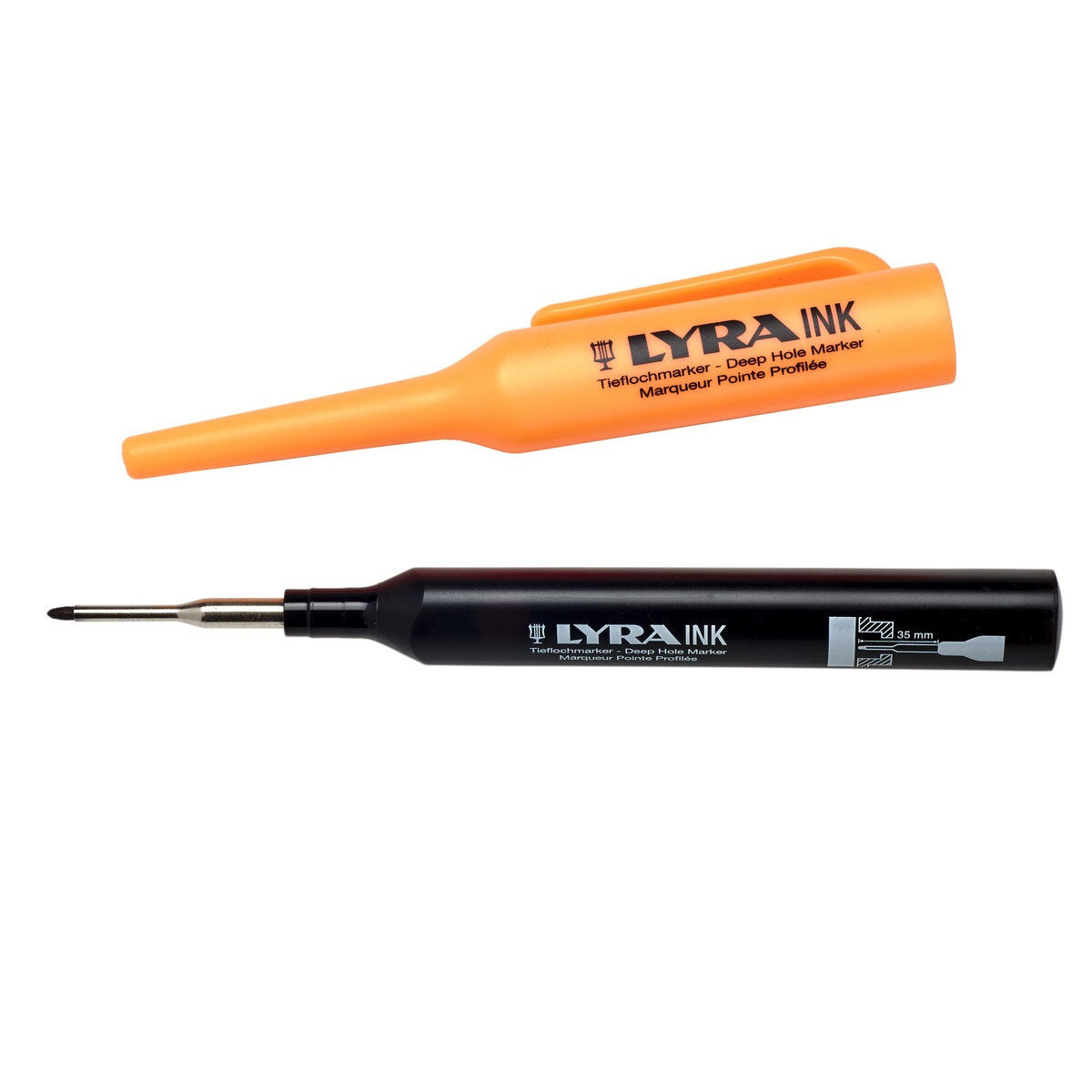LY480099--Marker  do głębokich otworów czarny lyra-ink