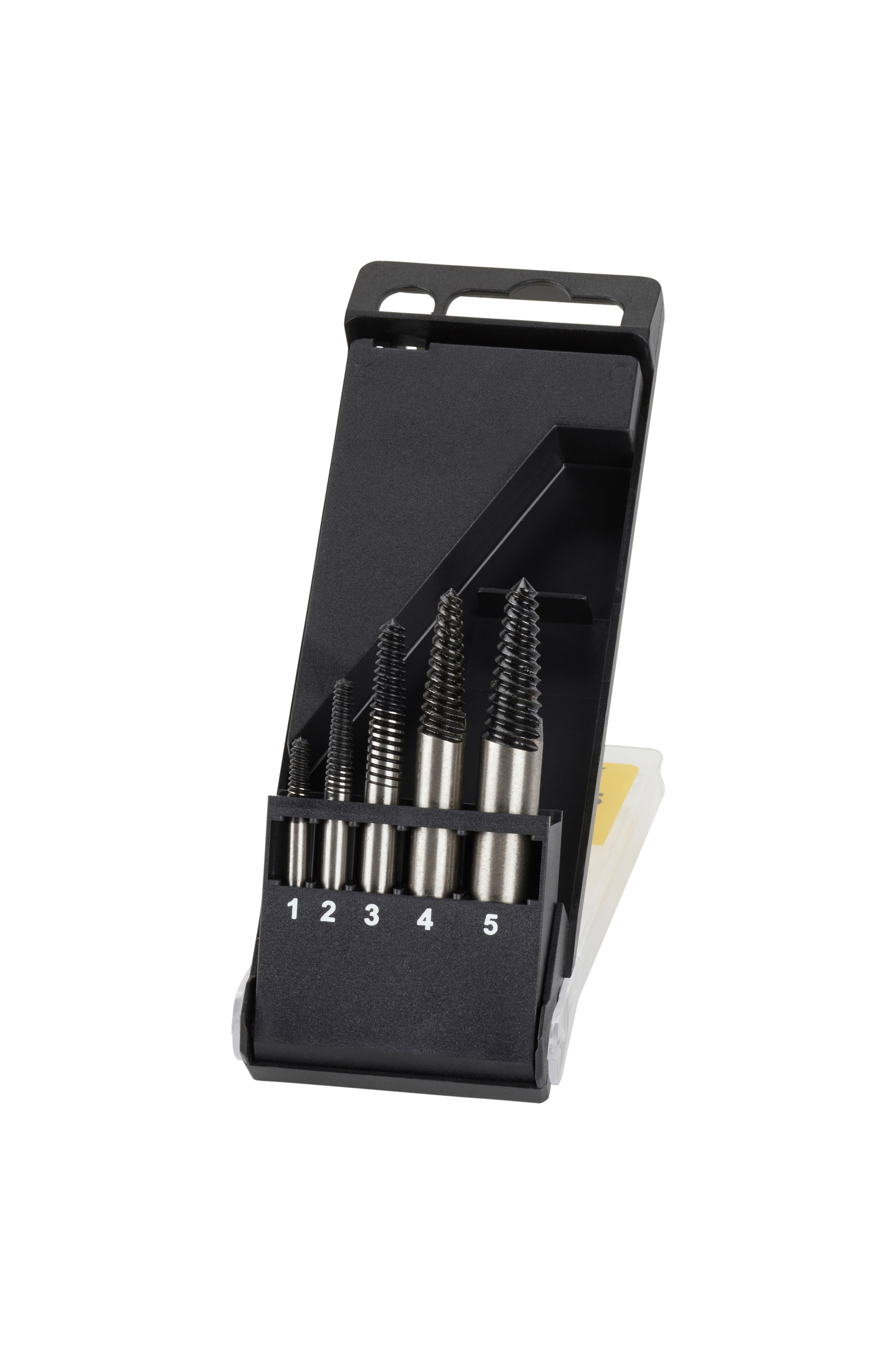 STA57000--Wykrętaki do zerwanych śrub do wiertarek 5szt. m3-m18