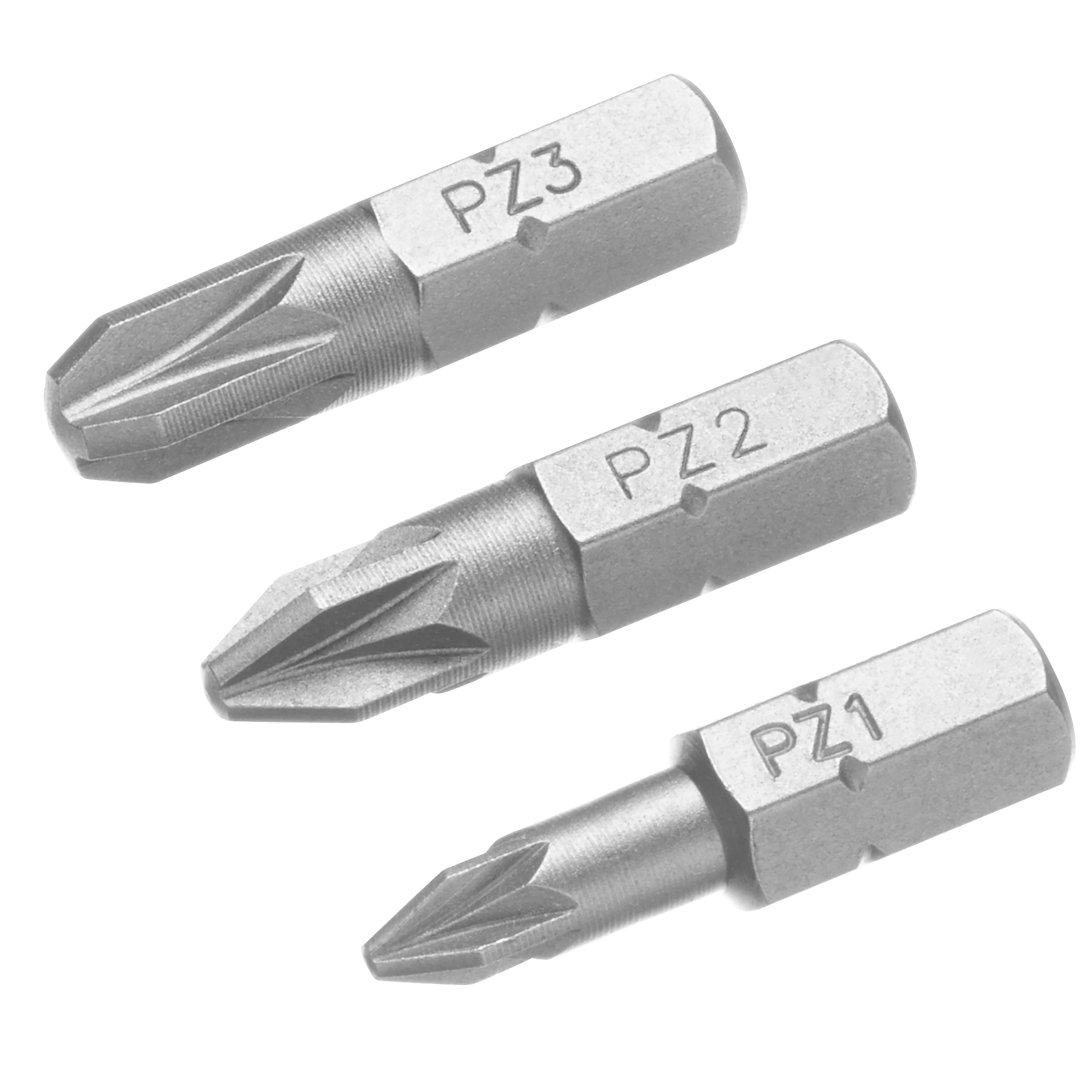 STA61043--Końcówki wkrętarskie - pozidriv pz1,2,3/25 (3szt.)