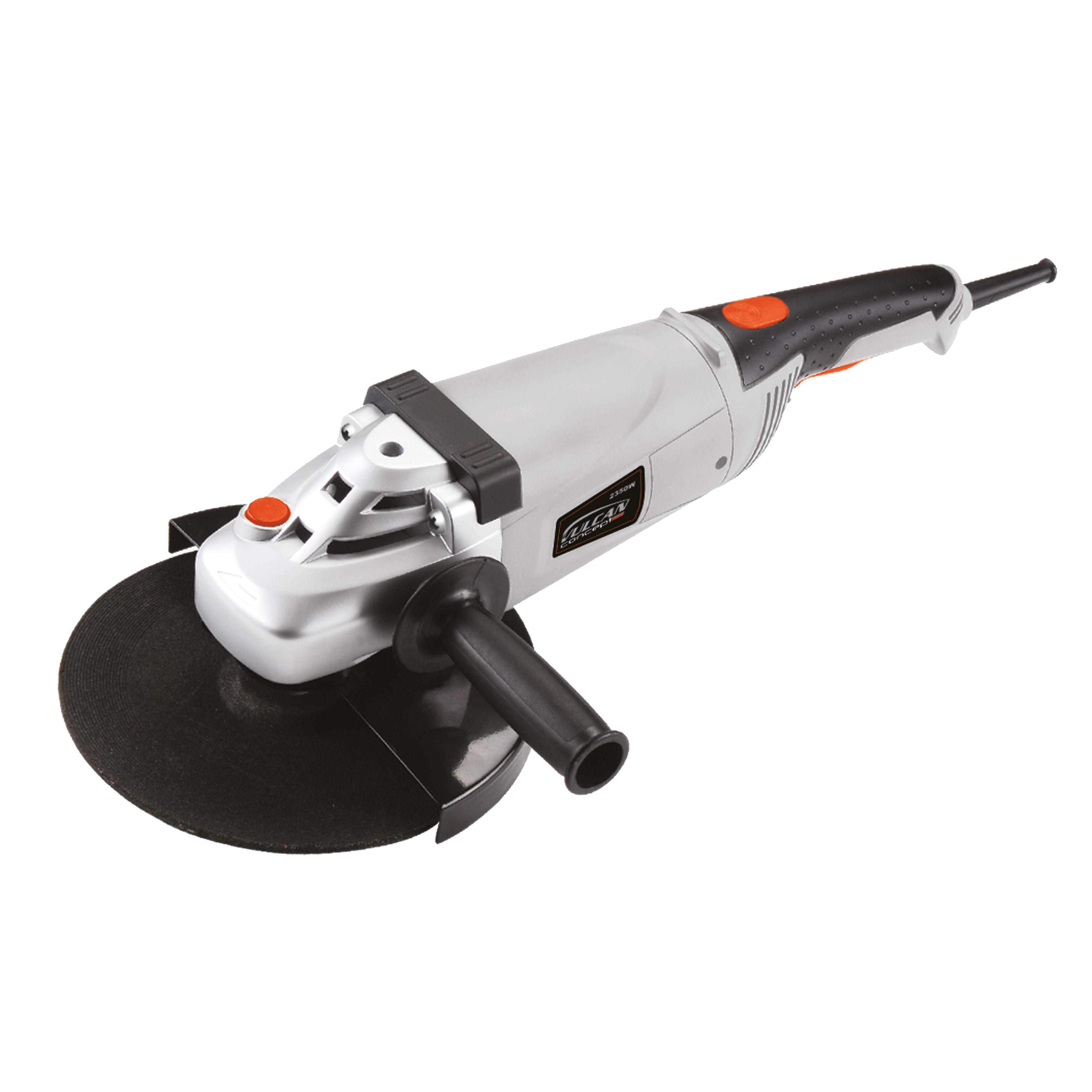 VZS230--VZS230 Szlifierka kątowa 2350W, 230mm, VulcanCharakterystyka:Płynny rozruchObrotowy uchwytWłącznik o podwyższonej pyłoszczelnościHartowana przekładniaSzlifierka kątowa posiada certyfikat CEDane techniczne:Moc: 2350 WŚrednica tarczy 230 mmPrędkość obr