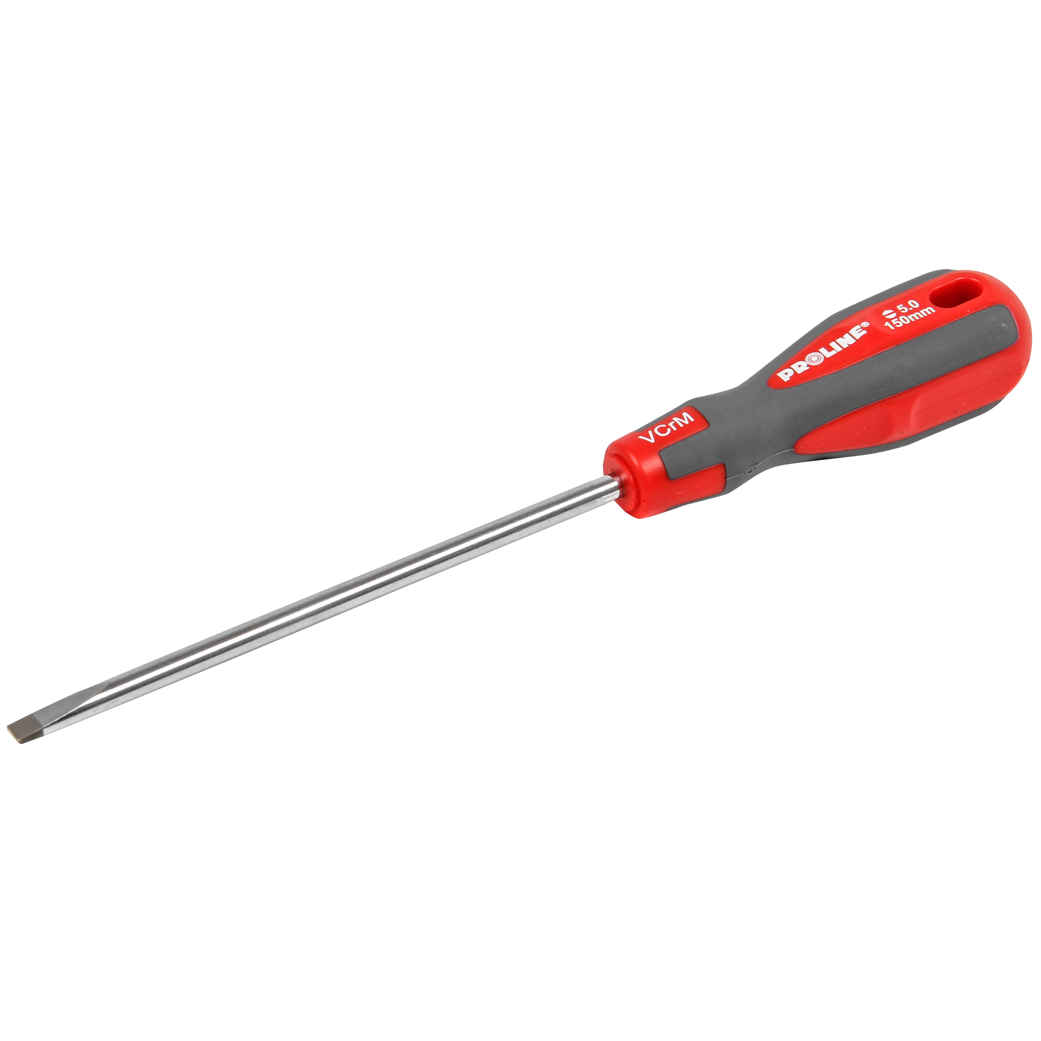 ZR10153--ZR10153 Wkrętak płaski 5,0x100mm Soft Touch [Z] ProlineDane techniczne:Rodzaj: płaskiRozmiar: 5 x 100 mmRękojeść: Soft touchProducent: Proline