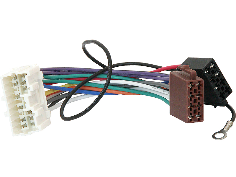 0288#--Złącze umożliwiające podłączenie r&amp;oacute;żnych modeli radioodbiornik&amp;oacute;w (wyposażonych w złącze ISO) do fabrycznej instalacji audio.Mitsubishi:3000 GTCarisma 06/1995-&amp;gt;Colt 1996-&amp;gt;Eclipse 1996-&amp;gt;Gal