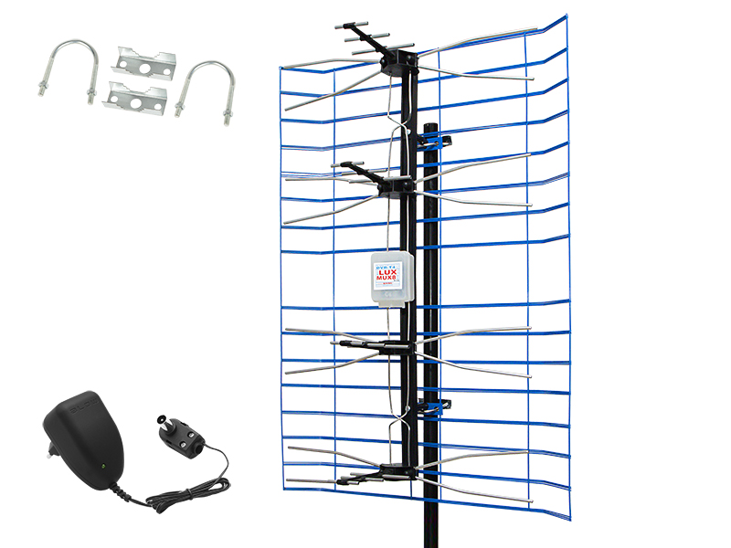 0516#--Antena DVB-T TV:N LUX to produkt polski wyprodukowany w Polsce. Spełnia wszystkie mocno wyśrubowane najnowsze normy europejskie dotyczące bezpieczeństwa CE.&amp;nbsp;Digital TV antena TV-LUX to w pełni najwyższej jakości produkt odporny na duże w