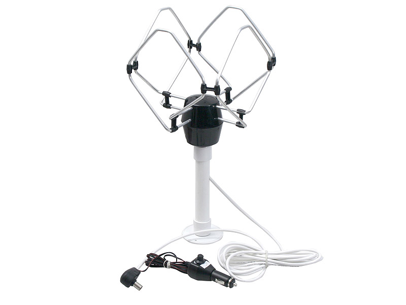 1546#--Antena samochodowa DVB-T do odbioru telewizji i radia. Antena zbiera sygnał dook&amp;oacute;lnie, dzięki czemu nie ma potrzeby ustawiać anteny w kierunku nadajnika. Charakteryzuje się bardzo wysoką wytrzymałością. Idealnie nadaje się na wszelkieg