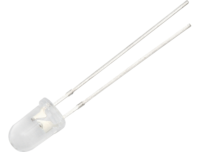 1624#               --Dioda LED z niebieską barwą światła oraz przezroczystą soczewką.&amp;nbsp;- Typ: LED- Soczewka: przezroczysta- Średnica: 5 mm- Napięcie pracy: 3.0-3.2V- IF: 25mA&amp;nbsp;- Jasność: 8000 mcd- Kolor: niebieski (470nm)- Montaż: THT&amp;nbsp