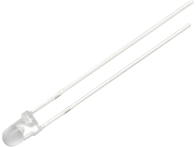 1854#--Dioda LED z niebieską barwą światła oraz przezroczystą soczewką.&amp;nbsp;- Typ: LED- Soczewka: przezroczysta- Średnica: 3 mm- Napięcie pracy: 3,2-3,4V- IF: 20mA&amp;nbsp;- Jasność: 3000-4000 mcd- Kolor: niebieski- Montaż: THT&amp;nbsp;- 