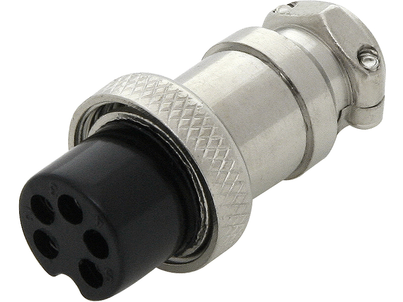 20-096#--20-096# Wtyk cb mikrofonowy 5pin na kabel