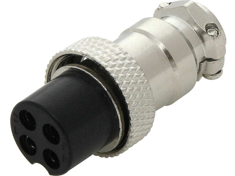20-097#--20-097# Wtyk cb mikrofonowy 4pin na kabel
