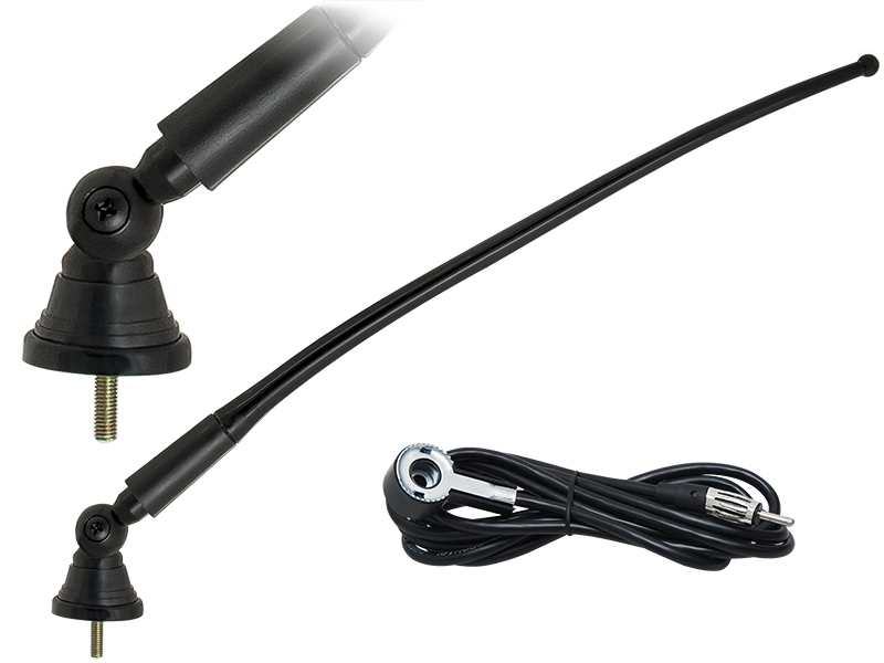 22-638#--Antena samochodowa&amp;nbsp;dachowa łamana z przewodem&amp;nbsp;BLOW FMD350CECHY:- Możliwość&amp;nbsp;położenia anteny na dachu-&amp;nbsp;Regulowany kąt nachylania anteny 0&amp;deg; - 180&amp;deg; (przy pomocy wkrętaka krzyżow