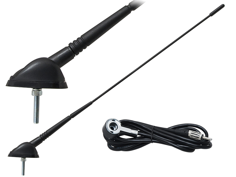 22-639#--Antena samochodowa&amp;nbsp;dachowa łamana z przewodem&amp;nbsp;BLOW FMD360CECHY:-&amp;nbsp;Regulowany kąt nachylania anteny 10&amp;deg; - 45&amp;deg;- Prosty montaż- Wysoka skuteczność odbioru- W zestawie końc&amp;oacute;wki 