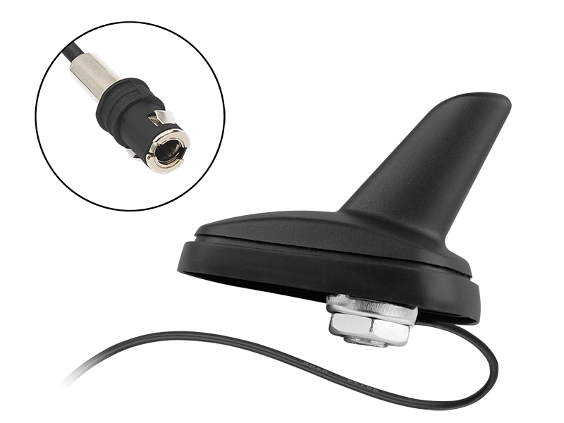 22-684#--Antena przeznaczona do odbioru sygnału radiowego AM/FM i przystosowana do podłączenia do typowego radioodbiornika samochodowego ze złączem antenowym typu SNAP. Wyposażona we wzmacniacz odbioru sygnału -&amp;nbsp;Phantom amplifier - antena zasilan