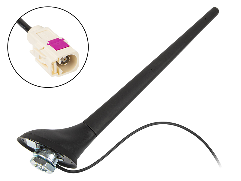 22-700#--Profesjonalna Antena dachowa FM/AM do FIAT ze wzmacniaczem o dużym wzmocnieniu z oryginalnym masztem Antena to odpowiednik oryginalnej anteny używanej na pierwszy montaż. Spełnia funkcje odbioru fal radiowych AM/FM. Antena posiada wbudowany wysokiej 