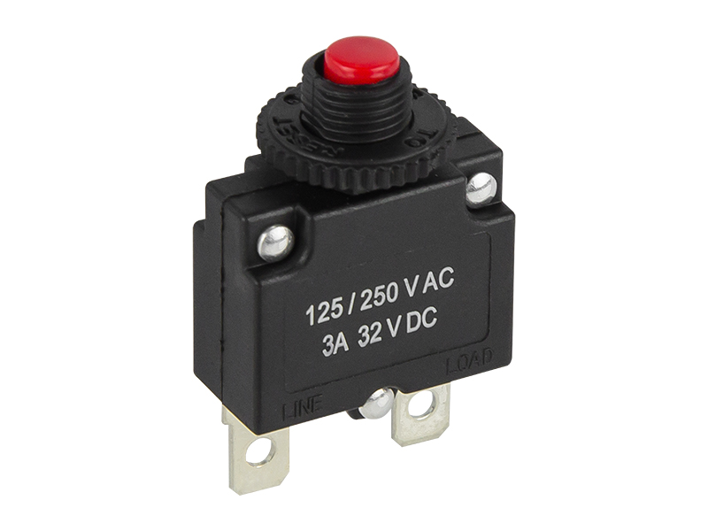 2369#--Wyłącznik termobimetaliczny przerywający ciągłość obwodu w przypadku przekroczenia określonej wartości prądu.- Napięcie znamionowe: 125/250V AC oraz 32V DC- Prąd: 3A- Opakowanie: 10 sztuk&amp;nbsp;Wymiary:- Szerokość: 14 mm- Wysokość: 24 mm- Głęb