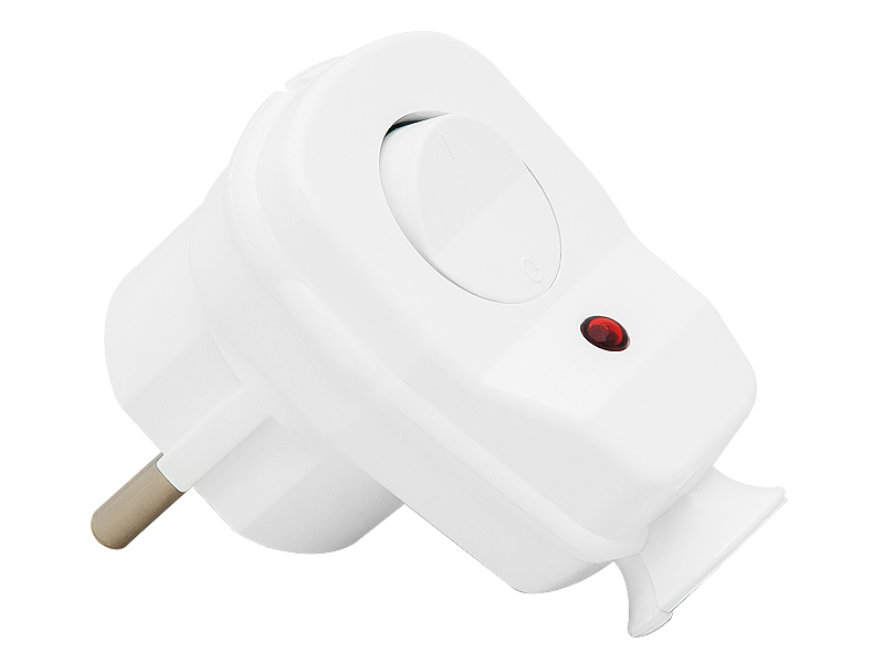 2398#--2398# Wtyczka wt-16us/łk kątowa biała