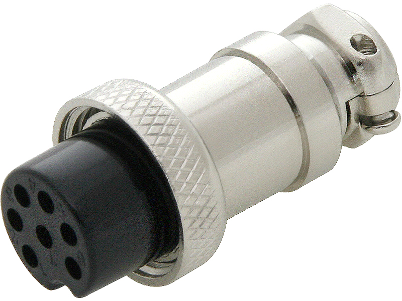 24-763#--24-763# Wtyk cb mikrofonowy 7pin na kabel