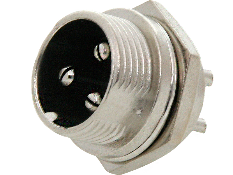24-767#--24-767# Gniazdo cb mikrofonowe 3pin do obudowy