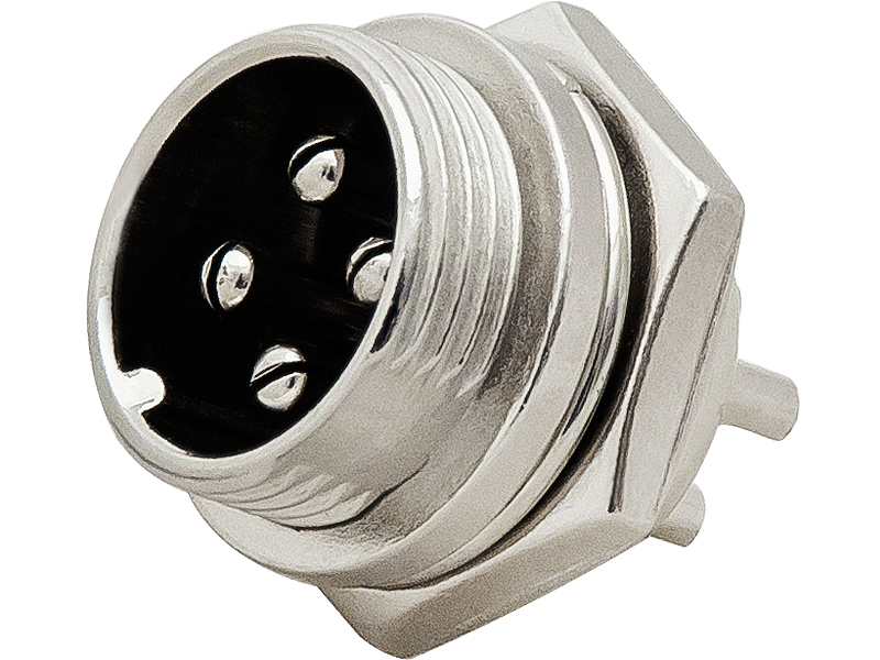 24-768#--24-768# Gniazdo cb mikrofonowe 4pin do obudowy