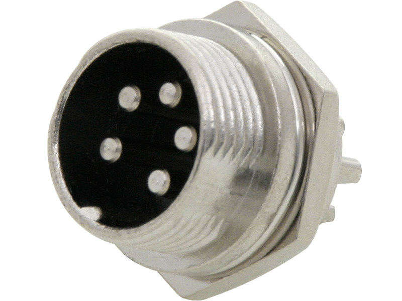 24-769#--24-769# Gniazdo cb mikrofonowe 5pin do obudowy