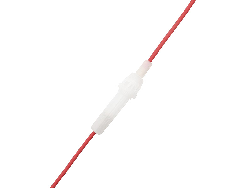 2501#               --&amp;nbsp; Gniazdo bezpiecznika 30mm na kablu- Długość obudowy: 55mm- Długość przewodu: 190mm- Srednica żyły: 1,5mm  