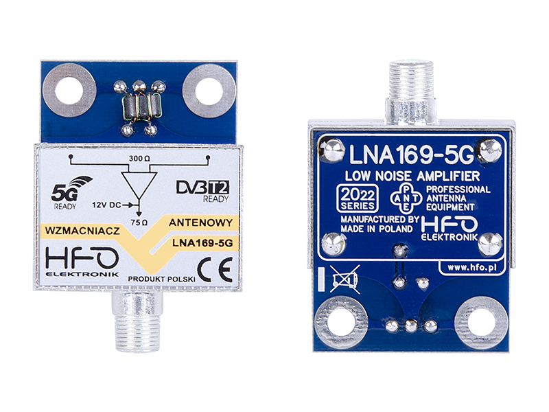 2624#--2624# Wzmacniacz antenowy lna-169-5g 32db hfo