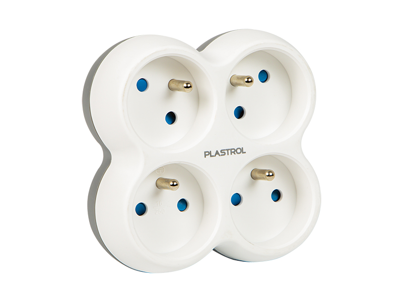 2687#--2687# Rozgałęźnik r-41 4gn z uziemieniem