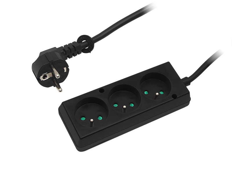 2787#--2787# Przedłużacz ps-370p (3x1,5) 1,5m 3gu cza