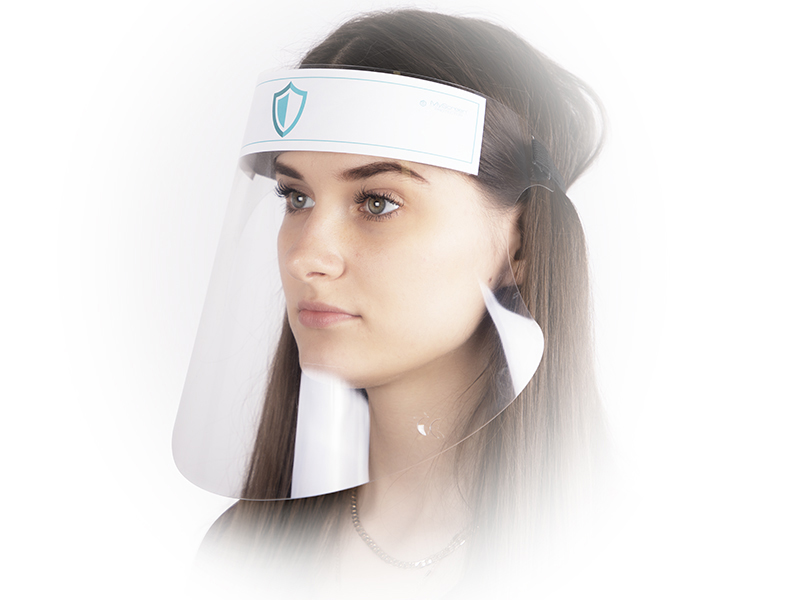 2833#--Wysokiej jakości niezwykle lekka przyłbica ochronna zmniejszająca ryzyko kontaktu z r&amp;oacute;żnego rodzaju zarazkami, bakteriami i wirusami wydobywającymi się podczas kichania czy kaszlu os&amp;oacute;b postronnych. Jej kształt zapewnia o