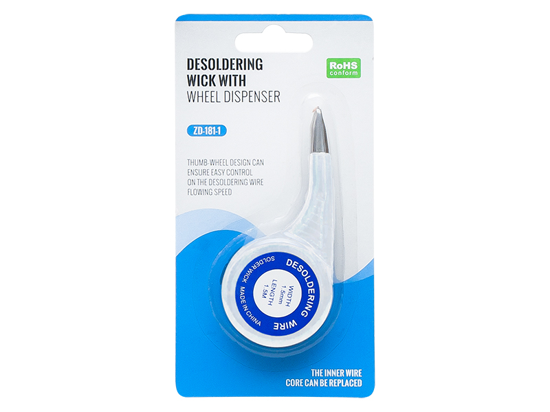 2992#--Taśma wykorzystywana głownie jest do odsysania cyny z płytek drukowanych PCB.&amp;nbsp;Idealna jeżeli istniej potrzeba precyzyjnego i dokładnego odessania nadmiaru cyny w miejsca pola lutowniczego.&amp;nbsp;Plecionka została umieszczona w pod