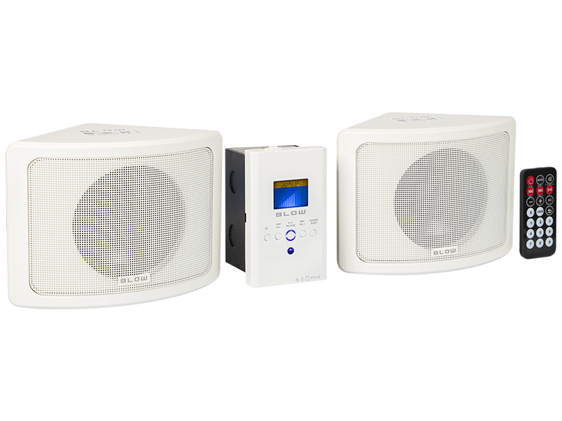 30-310#--Dane techniczne:- Moc: 2x15W (RMS)- Impedancja: 4 Ohm- Napięcie zasilania: 110V / 230V- Częstotliwość: 20Hz-20KHz- THD: 0,03%- Długość przewodu głośnikowego: 4,8m&amp;nbsp;- Zasięg pilota zdalnego sterowania: &amp;lt;10m- Wymiary sterownika: 