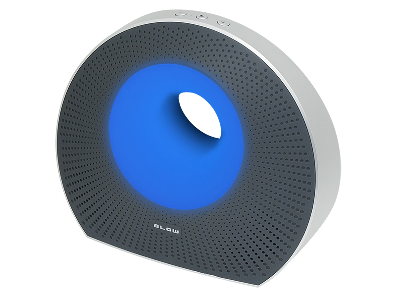 30-351#--Głośnik Bluetooth BT600 z wyjątkowym i nowoczesnym designem oraz kolorowym podświetleniem to doskonałe bezprzewodowe źr&amp;oacute;dło dźwięku wysokiej jakości, kt&amp;oacute;re umili niejedno spotkanie przy grillu, na plaży czy też przy okaz