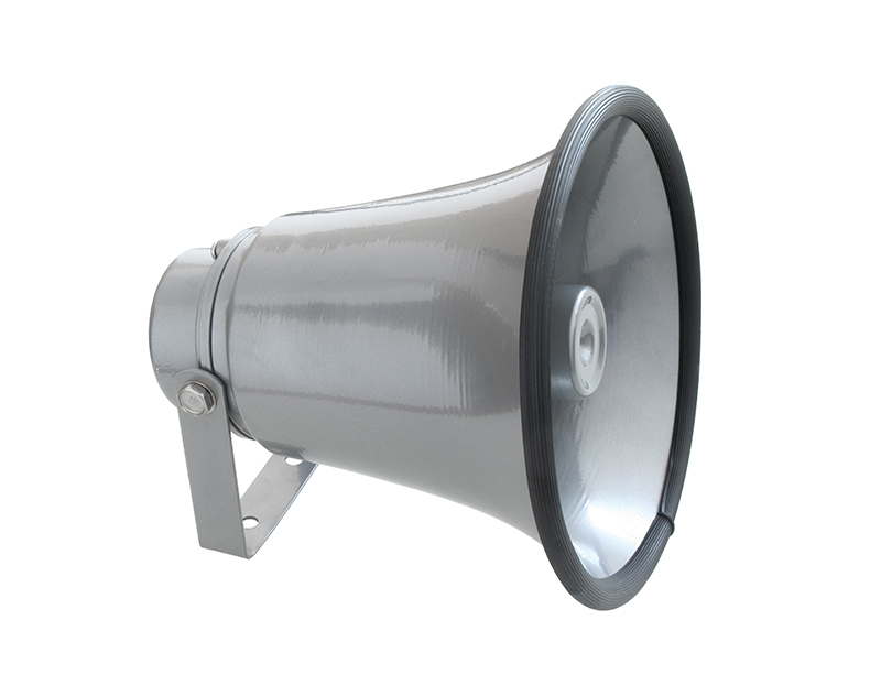 30-508#--Głośnik/megafon typu HORN H-8K z uchwytem.DANE TECHNICZNE:- Moc: 20W- Oporność: 8Ohm- Pasmo częstotliwości: 400Hz-6KHz- Skuteczność: SPL 103dB- Wymiary:&amp;nbsp; &amp;nbsp;średnica: 206mm&amp;nbsp; &amp;nbsp;długość: 200mm- Waga: 1kg