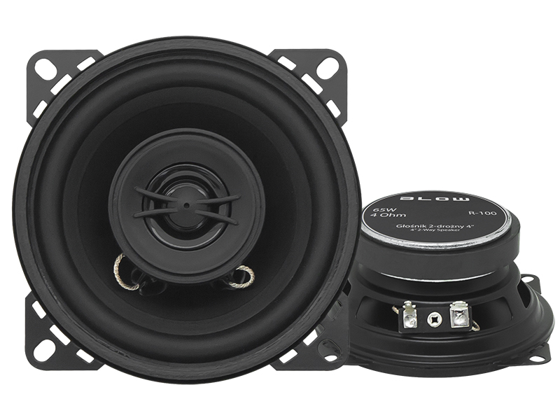 30-802#--Dwudrożny głośnik 4&amp;rdquo;Moc max. 65WImpedancja: 4 OhmZakres częstotliwości: 65Hz-20KHzCzułość: 90dBMagnes: 5.3OZCewka: aluminiowa 0,75&amp;rdquo;&amp;nbsp;Opakowanie zbiorcze zawiera: 8 komplet&amp;oacute;w &amp;nbsp; 