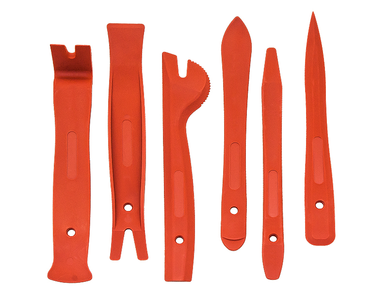 3018#--   Opis produktu:&amp;nbsp;Zestaw narzędzi do demontażu uszczelek, profili aluminiowych, kokpitu, osłon drzwi itp. w samochodzie. Wykonany z odpornych materiał&amp;oacute;w, nie powodujących uszkodzeń na powierzchniach w przeciwieństwie do na