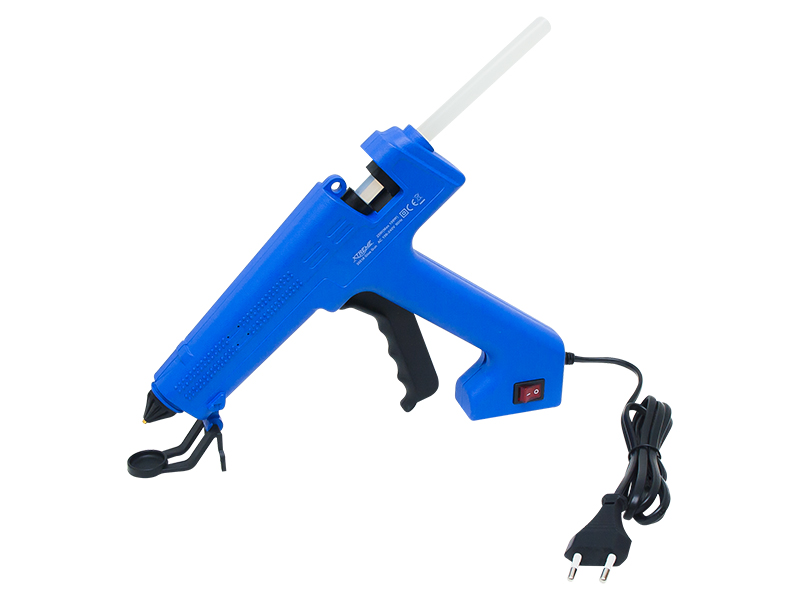 3051#--Pistolet / klejarka do kleju jednoskładnikowego kleju w sztyfcie ulegającemu rozpuszczeniu pod wpływem temperatury. Za pomocą pistoletu i klej&amp;oacute;w termicznych można skleić drewno, szkło, ceramikę, metal, tworzywa sztuczne i wiele innych 