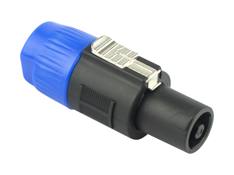 3052#--Kr&amp;oacute;tki wtyk SPEAKON (SPIKON) na kabel z elementem w kolorze niebieskim.- Wtyk: SPEAKON, kr&amp;oacute;tki- Przeznaczenie: na kabel- Kolor: niebieski (element)- Opakowanie: 10 sztuk&amp;nbsp;