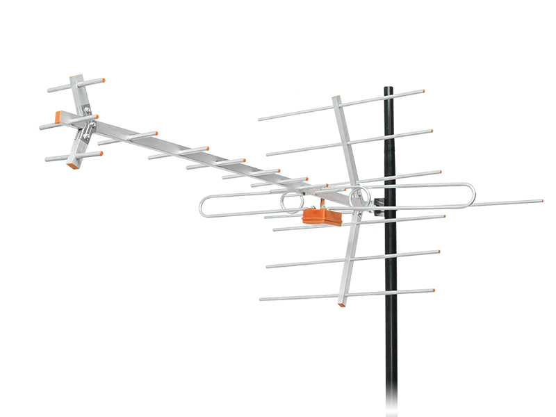3082#--Konstrukcja 18 element&amp;oacute;w, gł&amp;oacute;wny nośnik to mocny aluminiowy zamknięty profil 13/20mm, rurki fi8. Puszka antenowa z gniazdem F na 1 lub 2 odbiorniki TV. Zawartość zestawu:  Antena Symetryzator SA1-50 Cybant Instrukcja obs