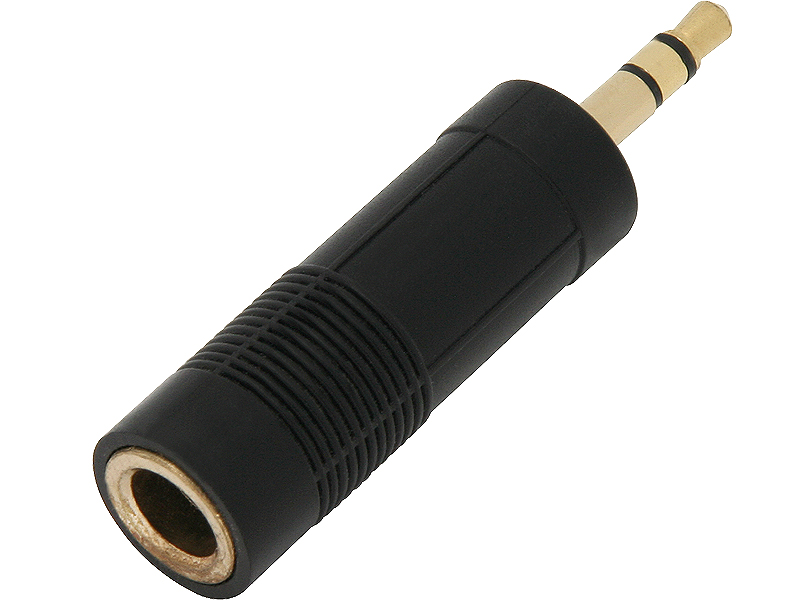 3233#--Przejście z wtykiem Jack 3,5 oraz gniazdem Jack 6,3 Stereo z plastikową obudową pozłacanymi końc&amp;oacute;wkami.- Typ: Przejście- Wtyk: Jack 3,5- Gniazdo: Jack 6,3&amp;nbsp;- Rodzaj: stereo&amp;nbsp;- Materiał: plastik, pozłacane końc&a