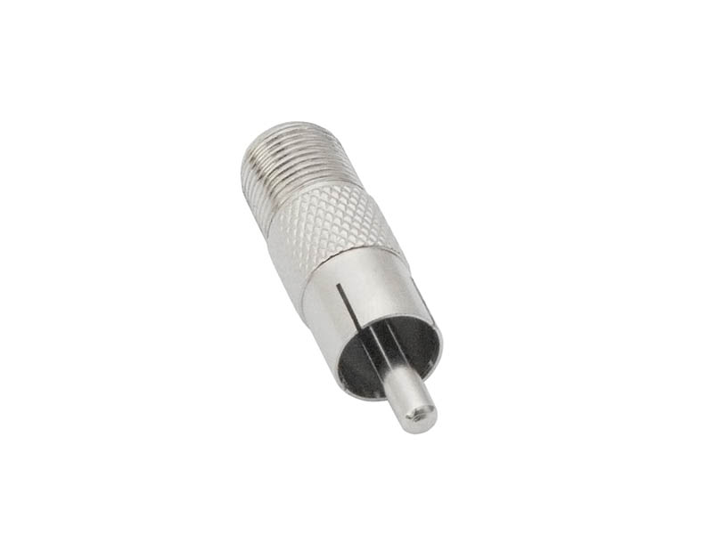 3250#               --Przejście zakończone z jednej strony wtykiem RCA, a z drugiej gniazdem &amp;quot;F&amp;quot;.- Wtyk: 1 x RCA- Gniazdo: 1 x &amp;quot;F&amp;quot;&amp;nbsp;- Materiał: metal- Opakowanie: 20 sztuk&amp;nbsp;