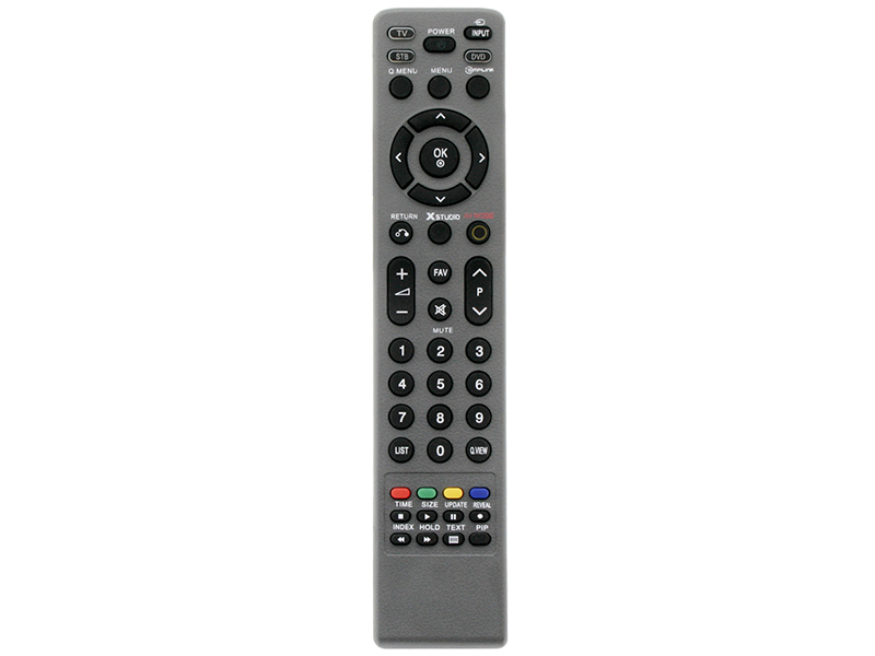 3941#--Pilot uniwersalny do sprzętu&amp;nbsp;RTV LGPilot może jednocześnie sterować następującymi urządzeniami firmy LG: TV, VCR, DVR,Specyfikacja:- Zasięg działania: 8m- Zasilanie: 2 x bateria AA- Opakowanie: blister z zawieszką: 270x123mmPilot może za