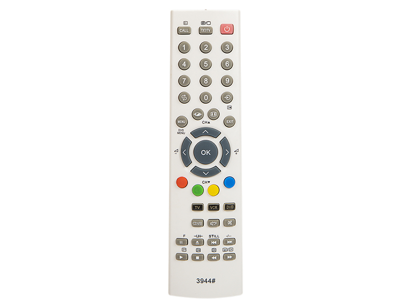3944#--Pilot uniwersalny do sprzętu RTV TOSHIBAPilot może jednocześnie sterować następującymi urządzeniami firmy TOSHIBA: TV, DVD, VCRSpecyfikacja:- Zasięg działania: 8m- Zasilanie: 2 x bateria AAA- Opakowanie: blister z zawieszką: 270x123mmPilot może zastą
